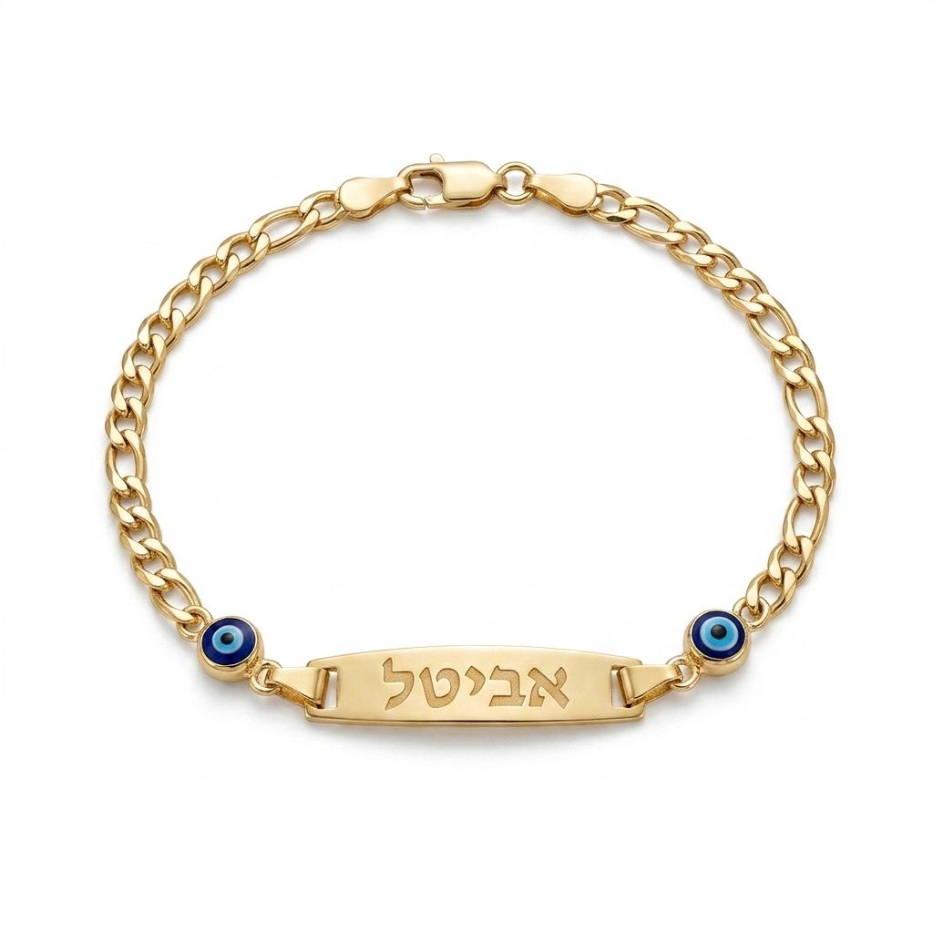 חריטה על צמיד תינוק