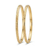 14K Gold Thin Moroccan Hoop Bracelet SKU: ILC015