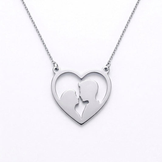 תליון אהבה בעיצוב אישי מזהב צהוב / לבן 14 קראט / ומכסף 925