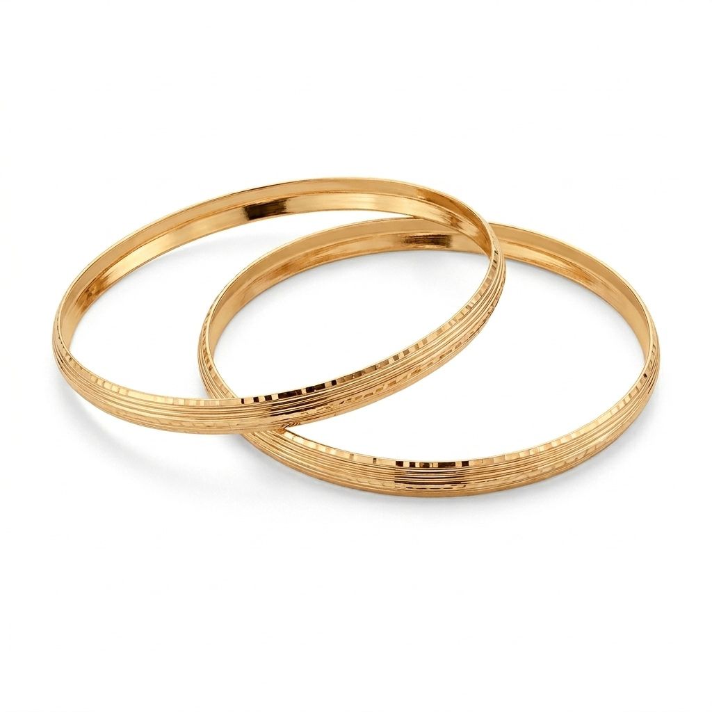 Triple Moroccan Hoop Bracelet with 14K Gold Stripes SKU: ILC19