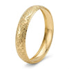 14K Gold Moroccan Hoop Bracelet